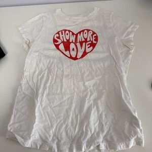 Universal Thread Red and White Short Sleeve Tees